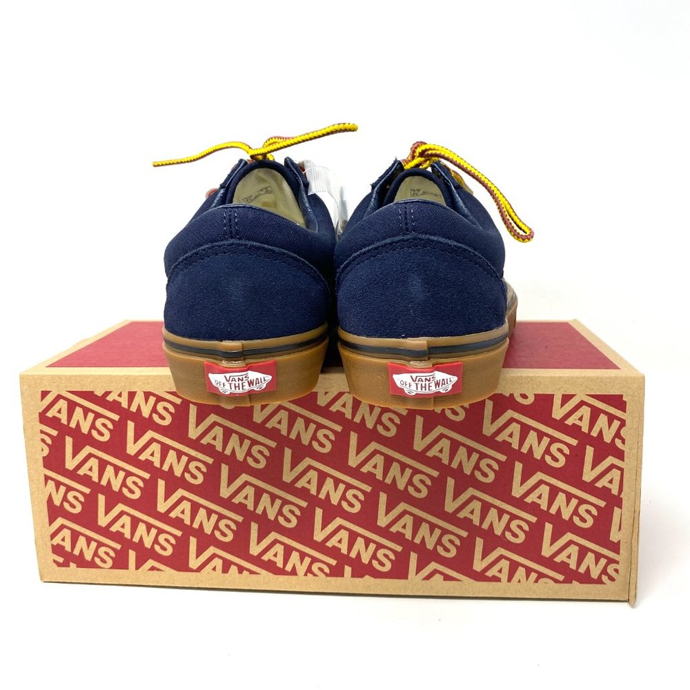 💖MEGA SALE💖Vans Old School Blue Low Brown Skate Women's Canvas VN0A38G1UNF - Picture 5 of 11